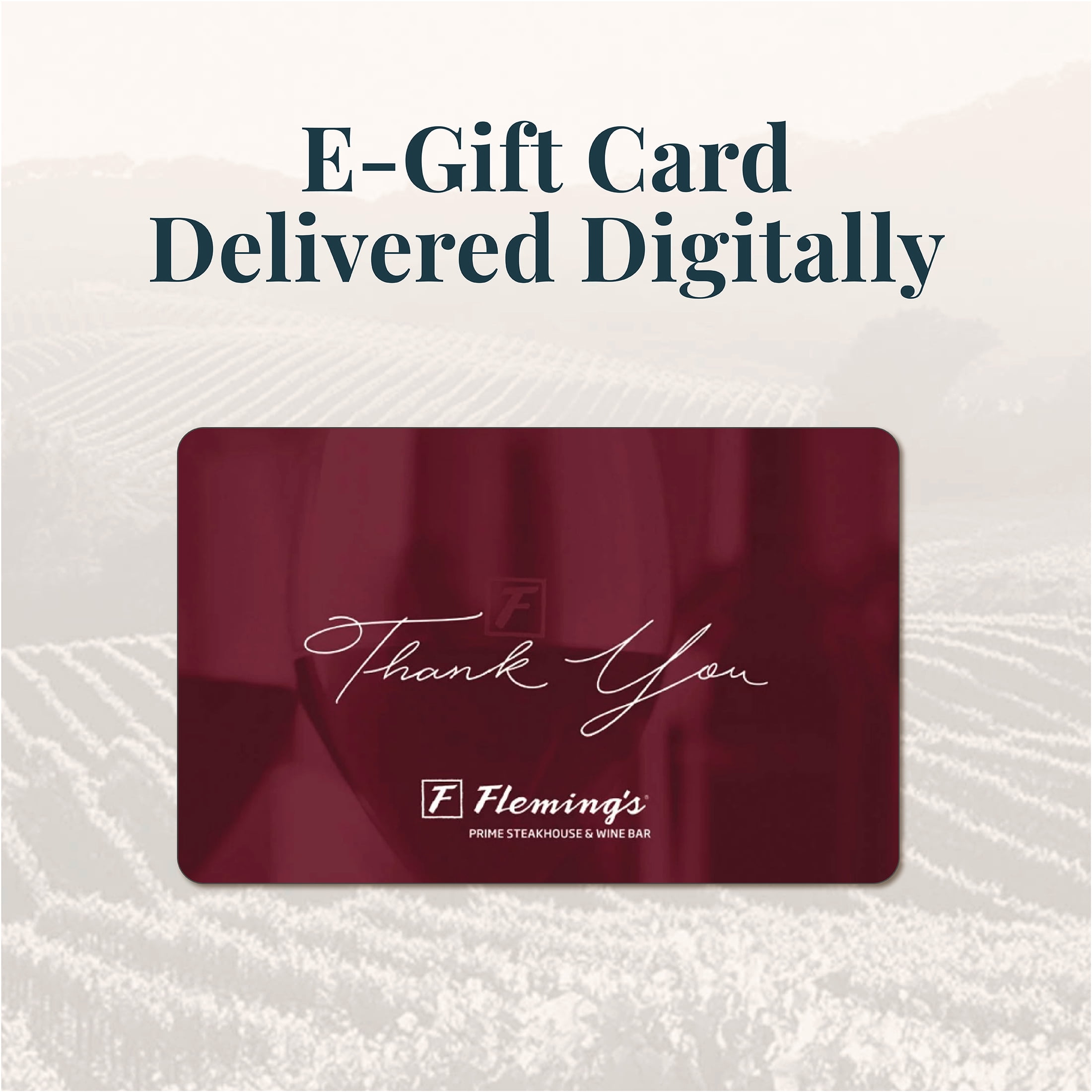 Fleming's $50 Thank You eGift Card [Email Delivery]