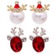 thumbnail image 1 of Pendientes de Navidad para mujer, regalo de joyería de pendiente de Navidad, 1 of 5