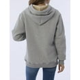 thumbnail image 7 of Fenclushy Womens Winter Hoodies Warm Fleece Sherpa Lined Pullover Hooded Sweatshirt(Black,M) .., 7 of 7