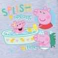 thumbnail image 2 of CafePress - Peppa Pig: Splish Splash - Cute Infant Baby Football Bodysuit, 2 of 3