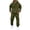 Army Green-30914LL, variant on Fleece Men's Sweatshirt Suit 2 Piece Outfit Solid Color Hoodies and Cargo Sweatpants Set Fall Winter Warm Mens Sweatsuits Gray XXL