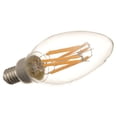 thumbnail image 5 of Cree Lighting B11 Clear Glass Filament Post Top Candle 75W Equivalent LED Bulb, E26 Base, 700 lumens, Dimmable, Soft White 2700K, 25,000 hour rated life, 90+ CRI | 1-Pack, 5 of 6