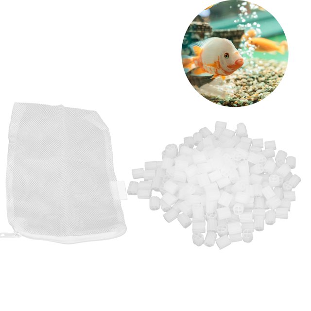 Aquarium Filter Media, Sturdy and Durable Quality Plastic Material Plastic Filter Material Raised Stripe Long Service Life for Home for Fish