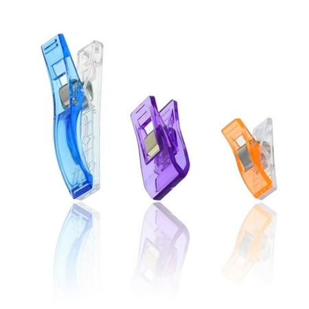 

YOWELL Set of 10 Magnetic Sealing Food Clips- Plastic Clips for Food and Kitchen Storage Chip and Snack Bag Clips Fun Fridge Clips