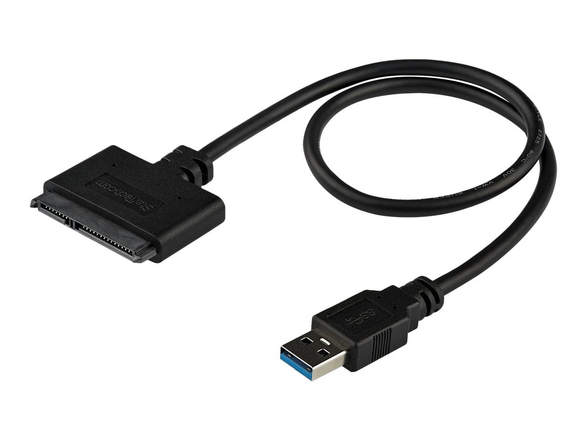 Aofocy Câble Adaptateur de qualité supérieure USB 2.0 vers SATA série ATA 15 7 22P pour Disque Dur dordinateur Portable 2,5 