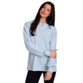 thumbnail image 4 of RBX Active Women's LuxeSoft Henley All-Season Pullover Sweatshirt, 4 of 5