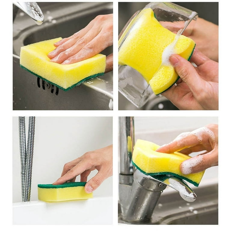Department Store 10pcs Double Side Dishwashing Sponge Pan Cleaning