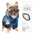 thumbnail image 3 of KLL A Wolf Barks Out A Window for Basic Dog Hoodie - Pet Hoodie Sweater with Leash Hole - Cute Dog Sweatshirt - Pet Clothes Hooded Sweatshirt for Dog & Cat -Large, 3 of 8