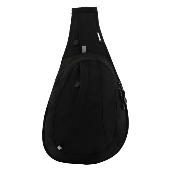 J World Unisex Stacy Sling Bag Crossbody Single Shoulder Bag, Black