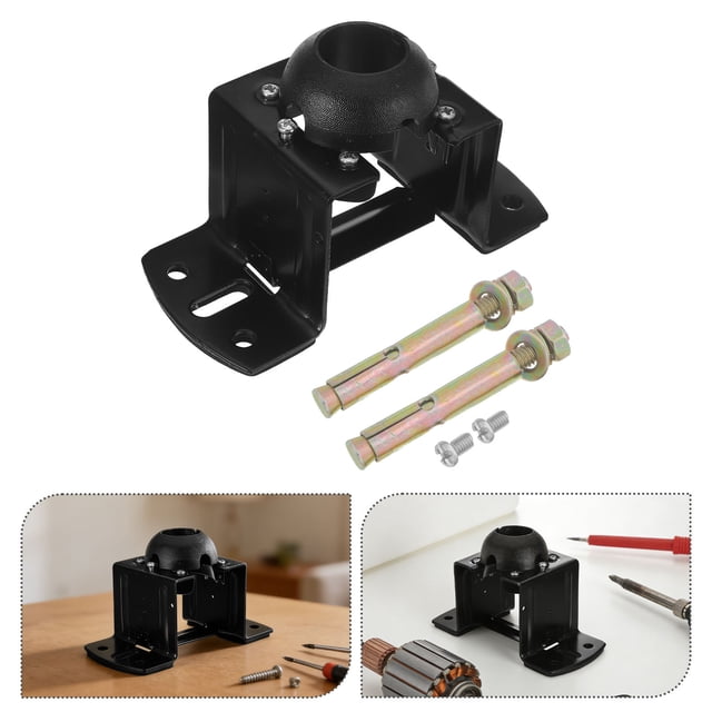 unbranded 1Jgo Soporte Para Ventilador De Negro Con Instalación Sin Y Superficie Lisa