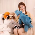 thumbnail image 2 of EIGTHTAIL Weighted Stuffed Animals 45cm Cute Expression Baby Stuff Soft Texture Plush Filling Weighted Plush Style1, 2 of 4