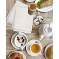 thumbnail image 4 of Farmhouse Beige White Striped Kitchen Dish Towels for Drying Dishes Set of 4, Modern Stripes Waffle Weave Microfiber Hand Tea Bathroom Towels Quick Dry & Absorbent Towel 15.7x23.6, 4 of 7