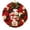 Snowman A1, variant on 3D Fabric Poke Wreath DIY Kit for Adults Christmas Holiday Decor, Textured 3D Fabric Wreath, No-Sew DIY Supply, With Hook, Highland Cow Themed Wreath