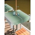thumbnail image 6 of Sage Green Grey Ombre Outdoor Tablecloth with Umbrella Hole, Modern Abstract Art Gradient Spillproof Waterproof Outdoor Table Cover, Patio Tablecloths for Party/Garden/Picnic, Square 54"x54", 6 of 9