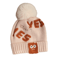 thumbnail image 1 of Bonnet Tricoté à Pompons d'Hiver, Chapeau pour Enfants, 1 of 5