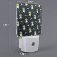 thumbnail image 2 of Pofeuu Dinosaur Astronaut Print Night Lights Plug into Wall with Dusk-to-Dawn Light Sensor, LED Nightlight for Bathroom, Adult, Hallway-UK, 2 of 7