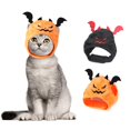 thumbnail image 2 of Sombrero de murciélago para perros Disfraces de Halloween para perros y gatos Disfraz de murciélago para mascotas con alas, 2 of 5