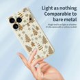thumbnail image 3 of For iPhone 17 Pro Max Case Brown Christmas Tree Gingerbread Pattern Printing Straight Edge TPU Phone, 3 of 5