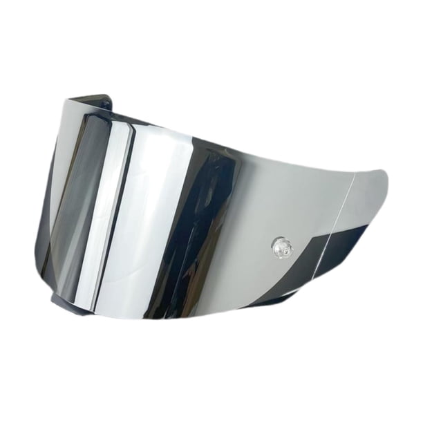Protector de casco de motocicleta profesional Fácil de instalar Reemplazo de piezas Premium Face Plata