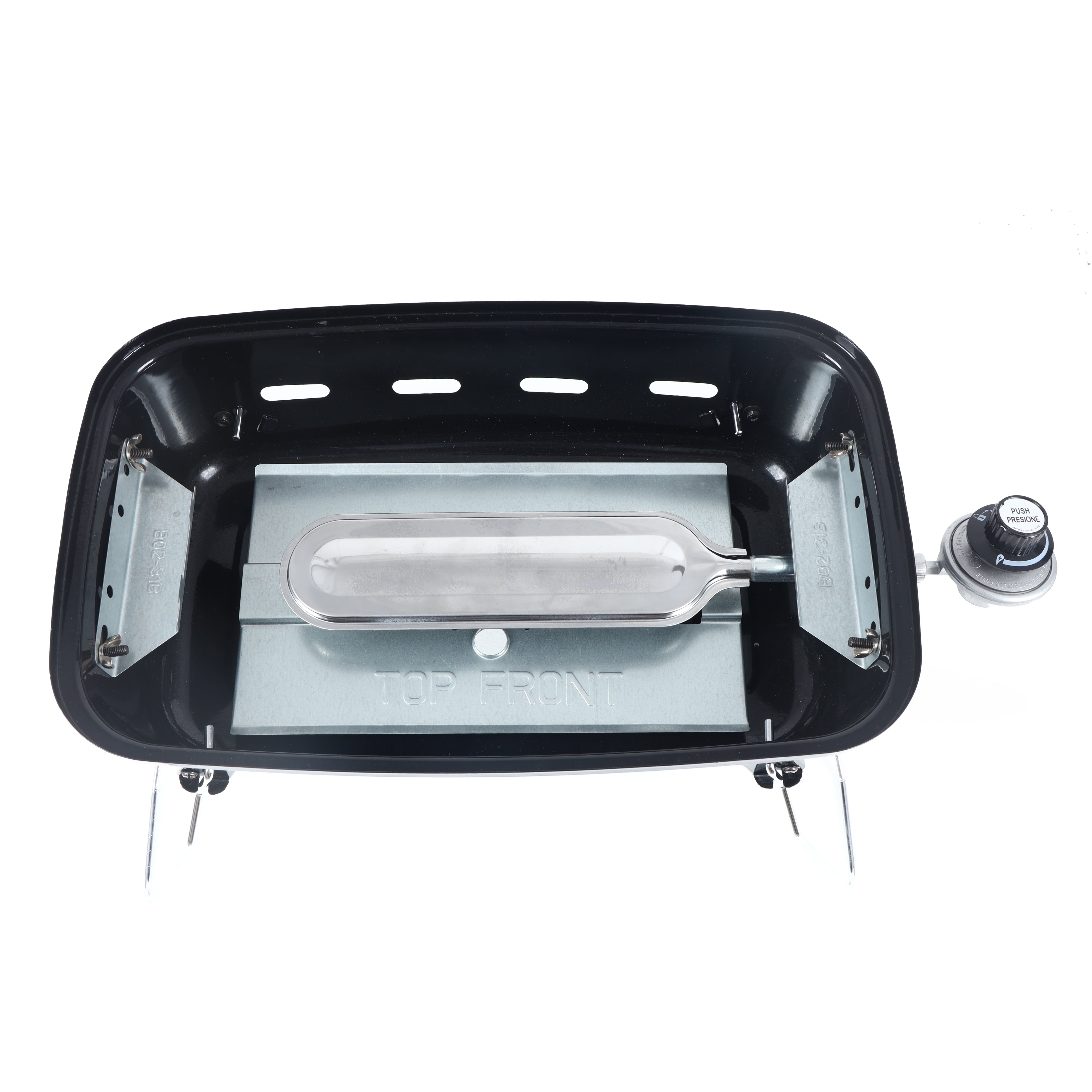 Expert Grill Portable Tabletop Propane Gas Grill, 17.5 in, 10,000 BTU, Black