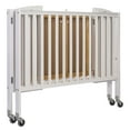 Dream On Me Folding Full Size Convenience Crib in White, Comes With
