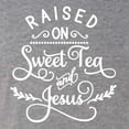 thumbnail image 5 of Wild Bobby Raised on Sweet Tea and Jesus Inspirational/Christian Women Tri-Blend Racerback Tank Top, Premium Heather, Medium, 5 of 5