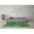 thumbnail image 3 of Ahgly Company Indoor Rectangle Oriental Emerald Green Industrial Area Rugs, 4' x 6', 3 of 4