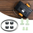thumbnail image 2 of Cassettes Deck Tape Gear Rubber Bearing Roller Cassettes Pressure Roller Recorder, 2 of 12