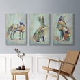 thumbnail image 4 of Fantastic Florals Fox, Sitting - Framed Premium Gallery Wrapped Canvas L Frame 3 Piece Set - Ready to Hang, 4 of 4