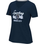 MLS-Sporting Kansas City-Women's Middle Logo Scarf Tee
