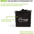 thumbnail image 4 of Champion Sports Bocce Ball Set: Tournament Series Classic Family, Party and Lawn Game, 4 of 7
