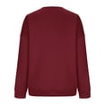 thumbnail image 5 of DPTALR Femmes Casual Manches Longues Col Rond Imprimé Sweat-Shirt Tops Blouse, 5 of 5