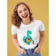 thumbnail image 2 of Image Conscious Dinosaur With Puppies T-Shirt Women -Jay Fleck Designs, Female 5X-Large, 2 of 4