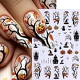 thumbnail image 2 of Pegatinas para uñas juggssa Halloween 3D autoadhesivas, 6 piezas, 2 of 9