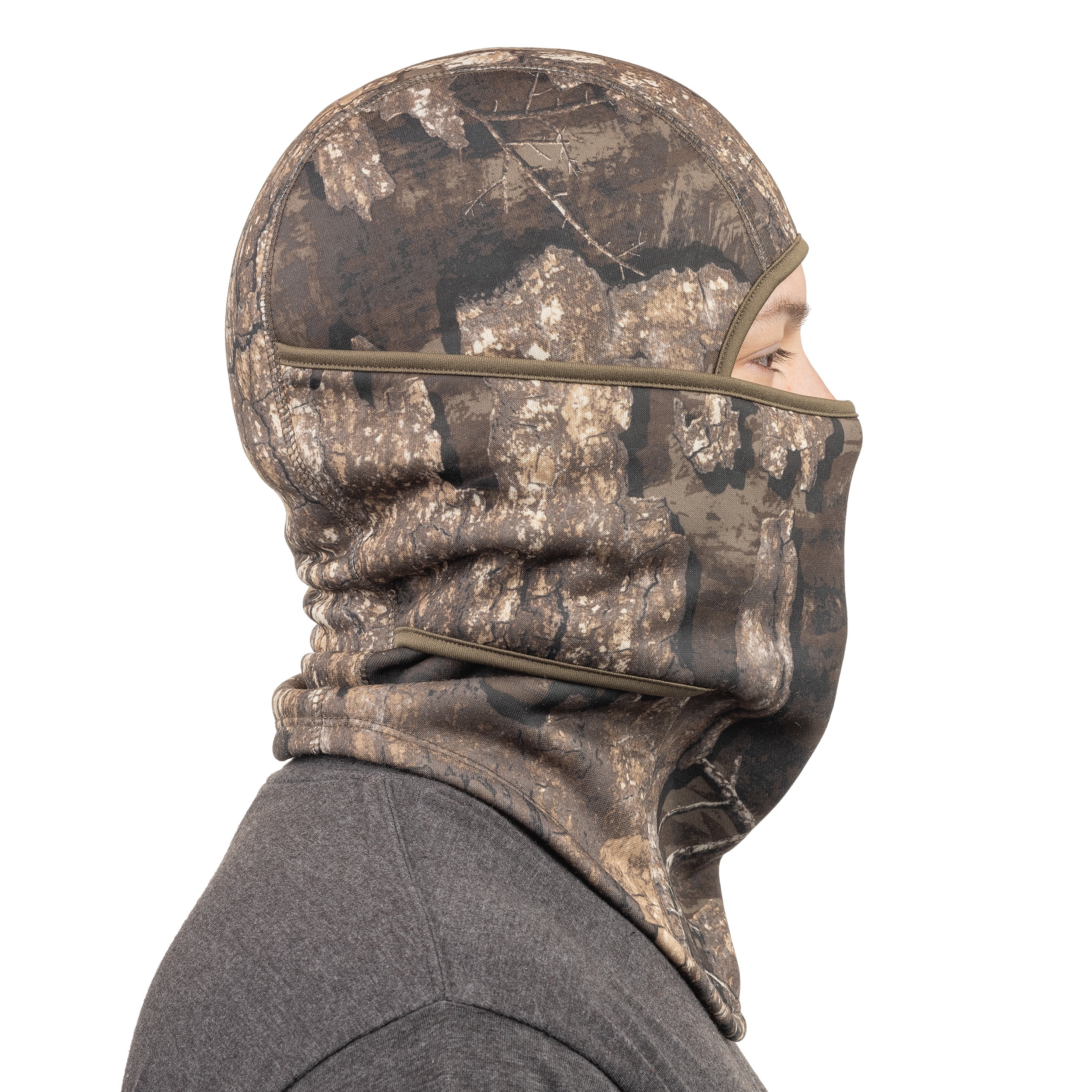 Huntworth Men's Renegade Midweight 4-in-1 Adjustable Balaclava – RealTree Timber® Camo