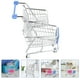 thumbnail image 3 of Mini carrito de compras supermercado de asuntos de mano Modelo de juguete Decoración de la canasta de almacenamiento de tranvía, 3 of 5