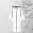 thumbnail image 2 of Renaissance Cloak with Hood Men Women, Medieval Vintage Cape Halloween Costume Cosplay Wizard Witch Cloak, 2 of 5