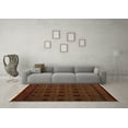 thumbnail image 3 of Ahgly Company Indoor Rectangle Abstract Orange Modern Area Rugs, 8' x 12', 3 of 4