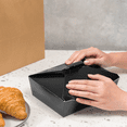 thumbnail image 6 of Karat [200 ct] Paper Fold To-Go Containers | 76 fl oz | Black, 6 of 11