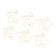 thumbnail image 4 of 100 clips de papel metálicos, proceso de galvanoplastia, clips de papel dorados, clips de papel antioxidantes, antideslizantes para clasificación de archivos, estrella lunar, 4 of 5