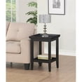 thumbnail image 1 of Convenience Concepts Ledgewood Table d'Appoint, Fini Bois Noir, 1 of 5