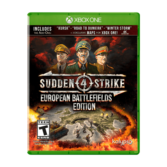 Sudden Strike 4: European Battlefields, Kalypso Media, Xbox One, 848466001120