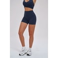 thumbnail image 5 of PISONIC Women 2 Piece Workout Sets High Waisted Tummy Control Biker Shorts Halter Padded Tank Tops, 5 of 8