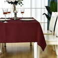 thumbnail image 2 of KAIPHO Burgundy 60 x 120 inch Rectangle Tablecloth Waterproof Stain Resistant Wrinkle Free Wipeable Rectangular Table Cloth for Party, Banquet, 2 of 8