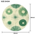 thumbnail image 6 of Green Tie Dye Round Tablecloth 60"x60",Wrinkle Wipeable Table Cloth for Kitchen Dining Room Picnic Patio Party, 6 of 6