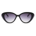 thumbnail image 3 of Gafas de sol Clásicas de gato Yinane para mujer Retro negro, 3 of 8