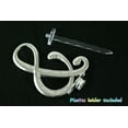 thumbnail image 3 of Silver Rhinestone Monogram Wedding Cake Topper Top Letter Initial"L", 3 of 3