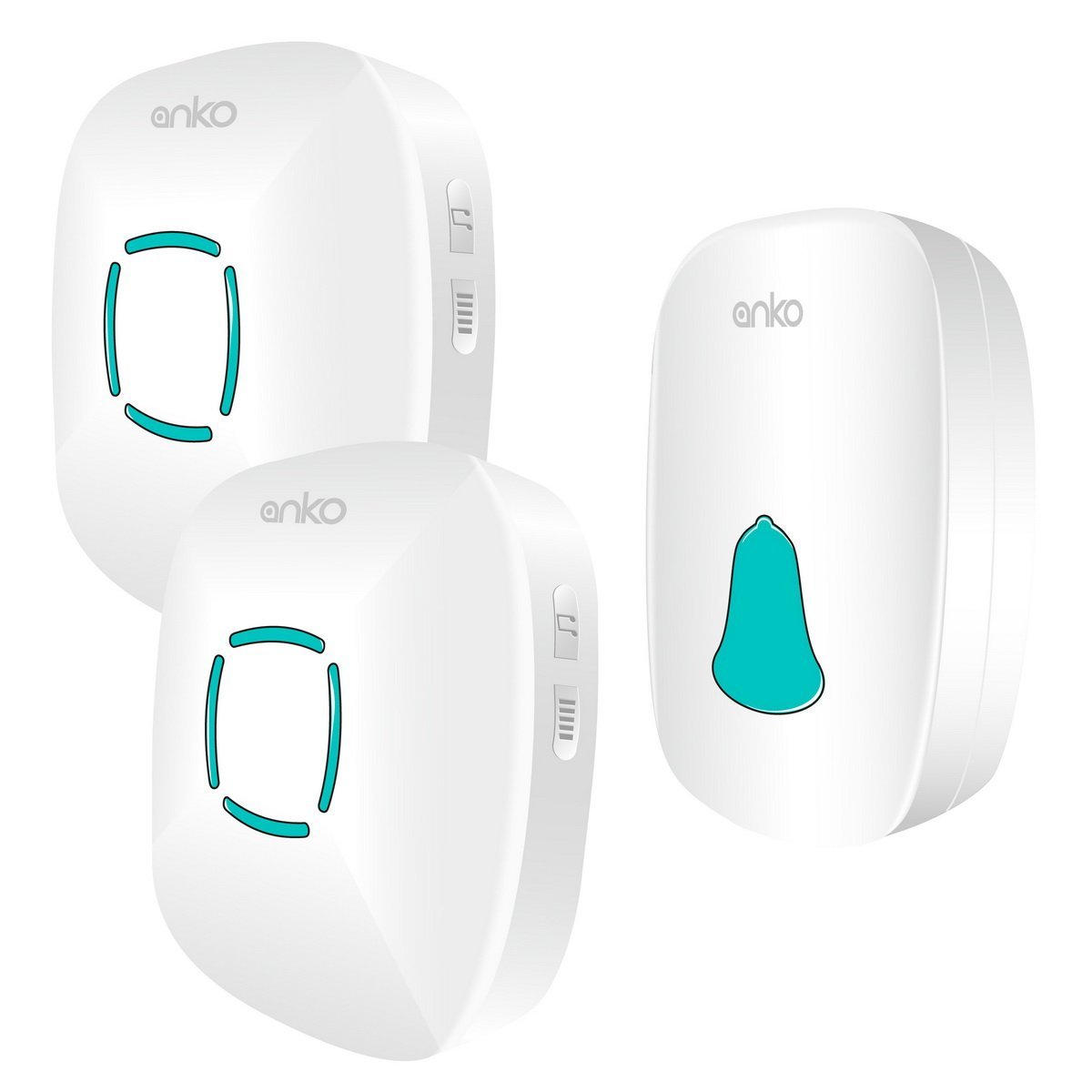 Wireless Doorbell, Anko Reaches 1000 Feet Distance Portable Operating