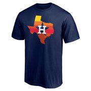 Men's Navy Houston Astros Hometown Collection Texas Sunrise T-Shirt
