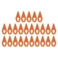 thumbnail image 3 of Lawn Mower Replacement Blades, Compact Size Wear Resistant Plastic Trimming Blade Easy To Install Good Stability  For Garden Devices Orange, 3 of 8